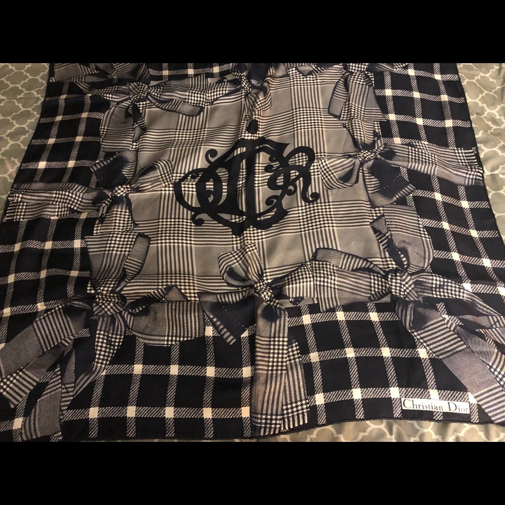 Vintage CHRISTIAN DIOR scarf